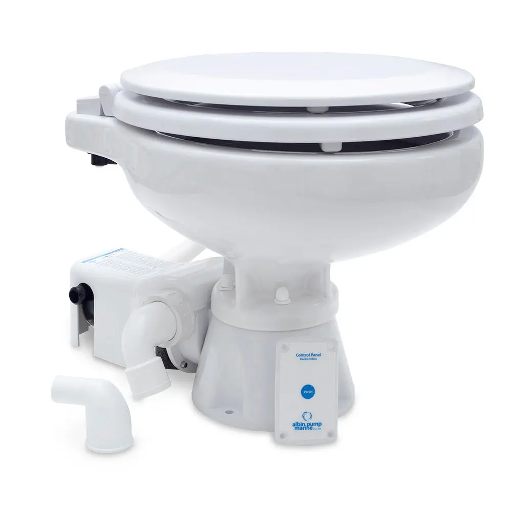 Albin Group Marine Toilet Standard Electric Evo - 12V 1