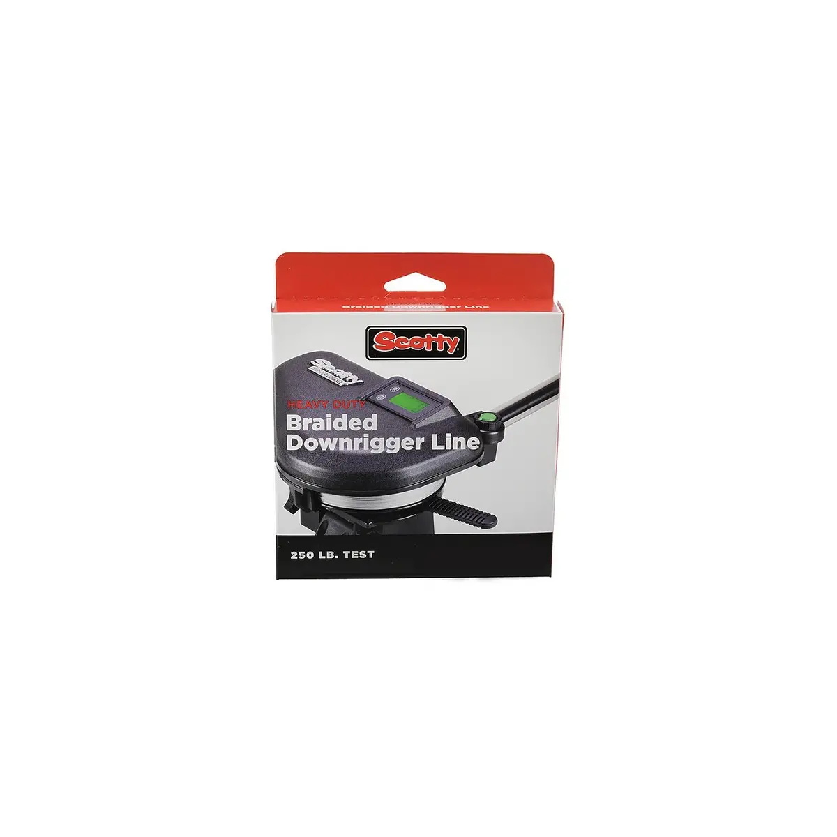 Scotty 2201K 250Lb Premium Braided Downrigger Line Kit, 300', 6/Case 1