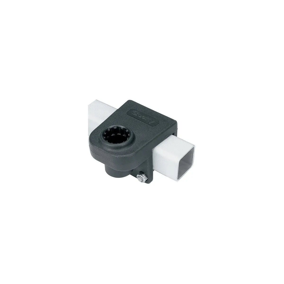 Scotty 0243-Bk Rod Holder 1-1/4" Square Rail Mount, Black 1