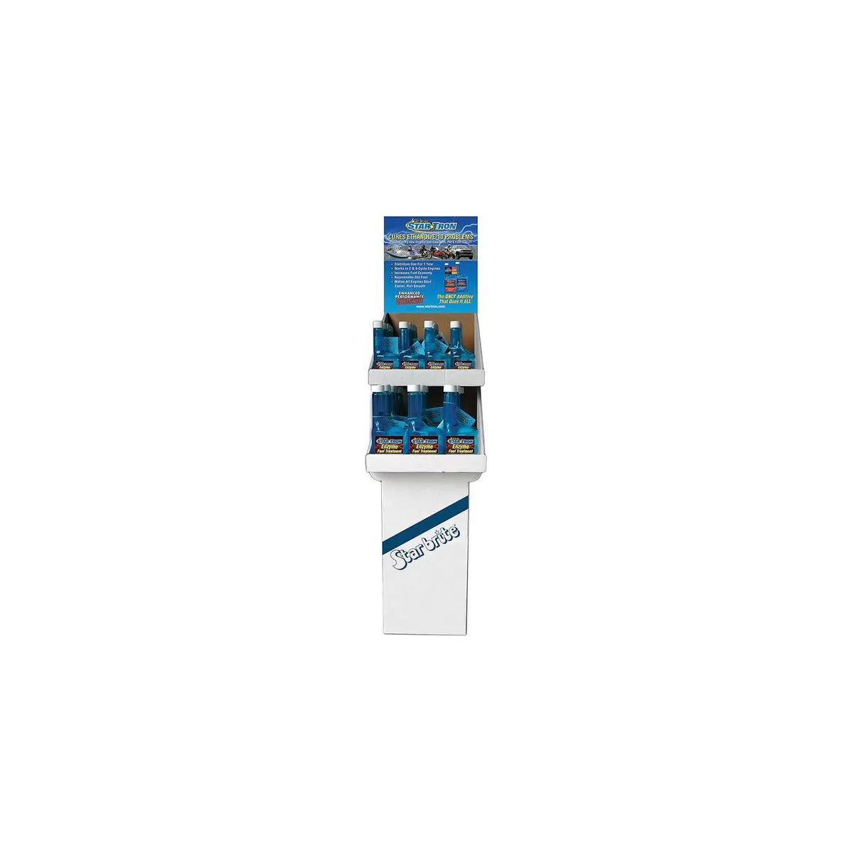 Star Brite 93637 Starbrite Star Tron Gas Additive Small Floor Marine Display 1