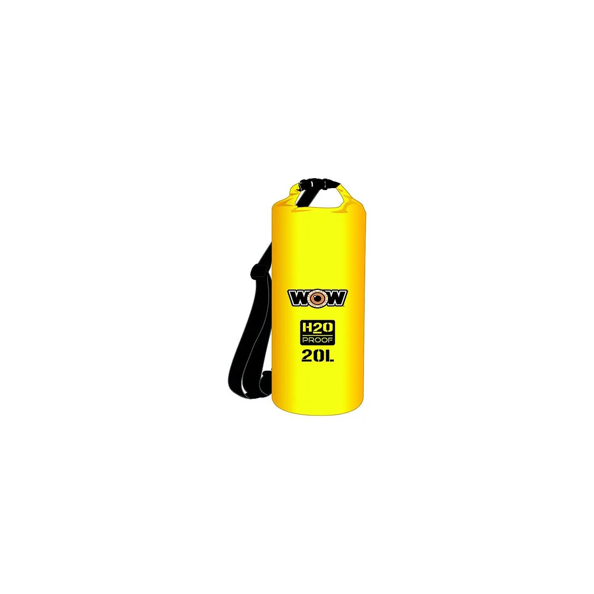 Wow H2o Proof Drybag W/Shoulder Strap, 20L Yellow 1