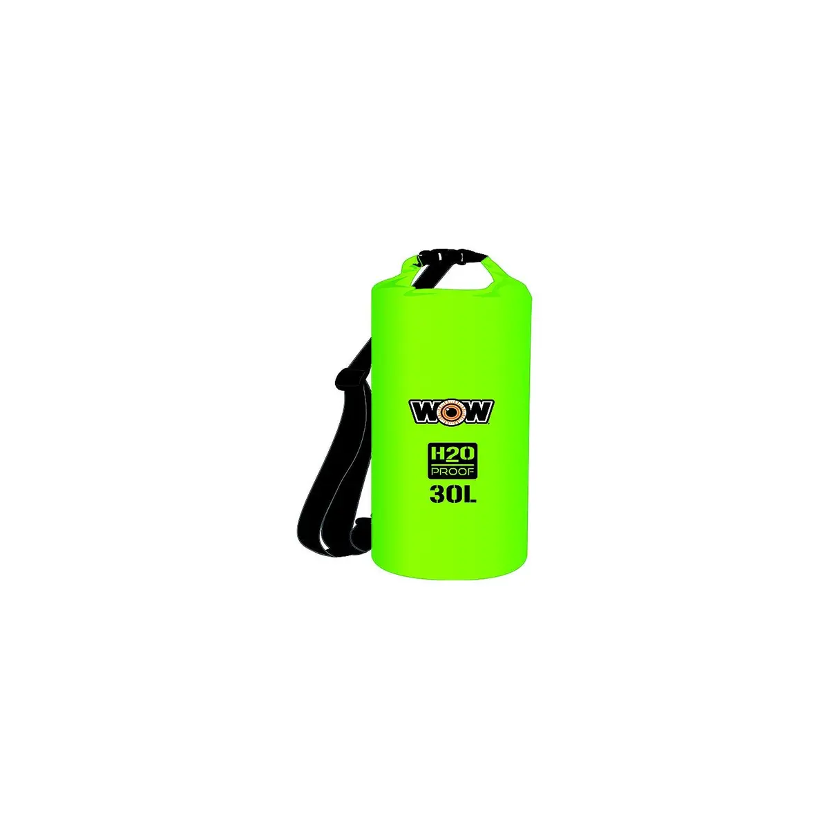 Wow H2o Proof Drybag W/Shoulder Strap, 30L Green 1