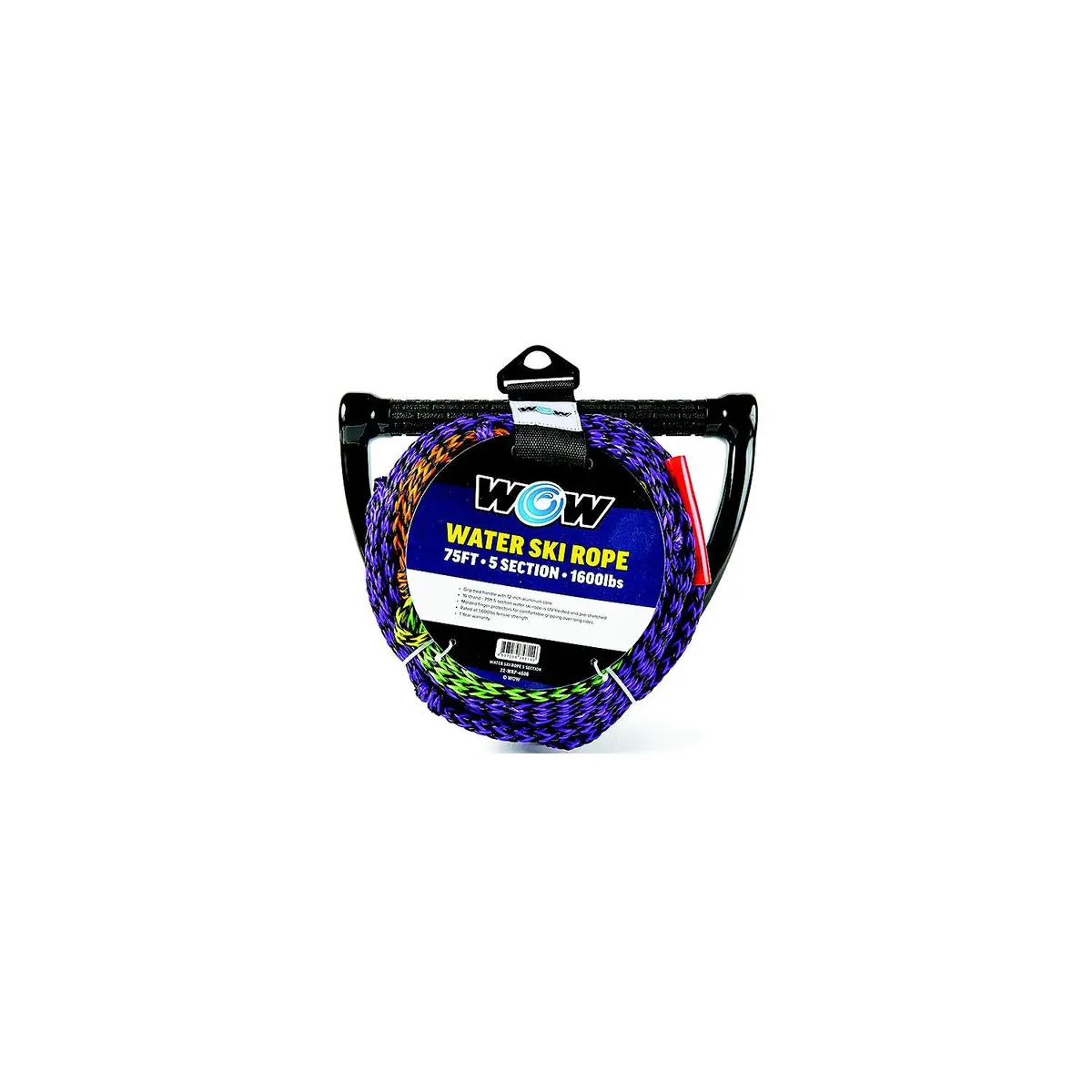 Wow 22Wrp4606 75' 5-Section Water Ski Rope 1