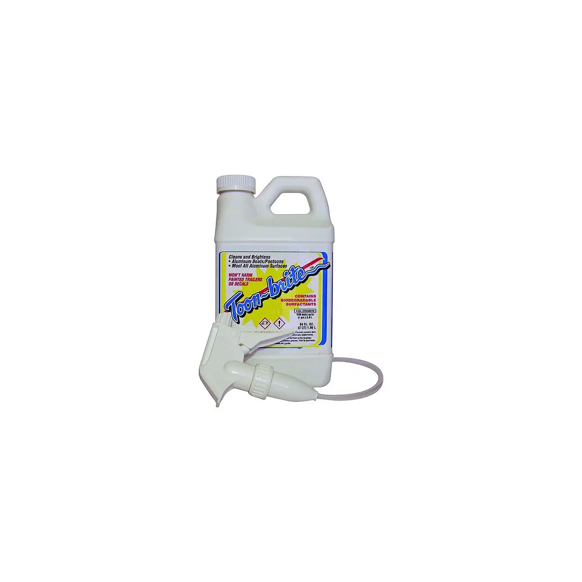 Toonbrite B1000 Pontoon & Aluminum Boat Cleaner, 1/2 Gallon Concentrate 1