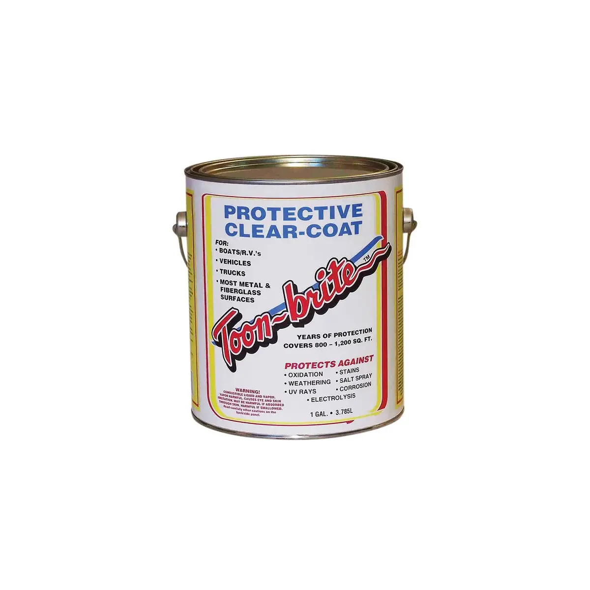 Toonbrite P1000 Toon-Brite Aluminum, Metal & Fiberglass Protective Clear-Coat, Gal 1