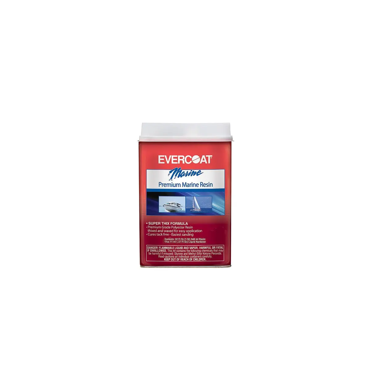Fibre Glass-Evercoat 100554 Pt Resin W/Wax 1