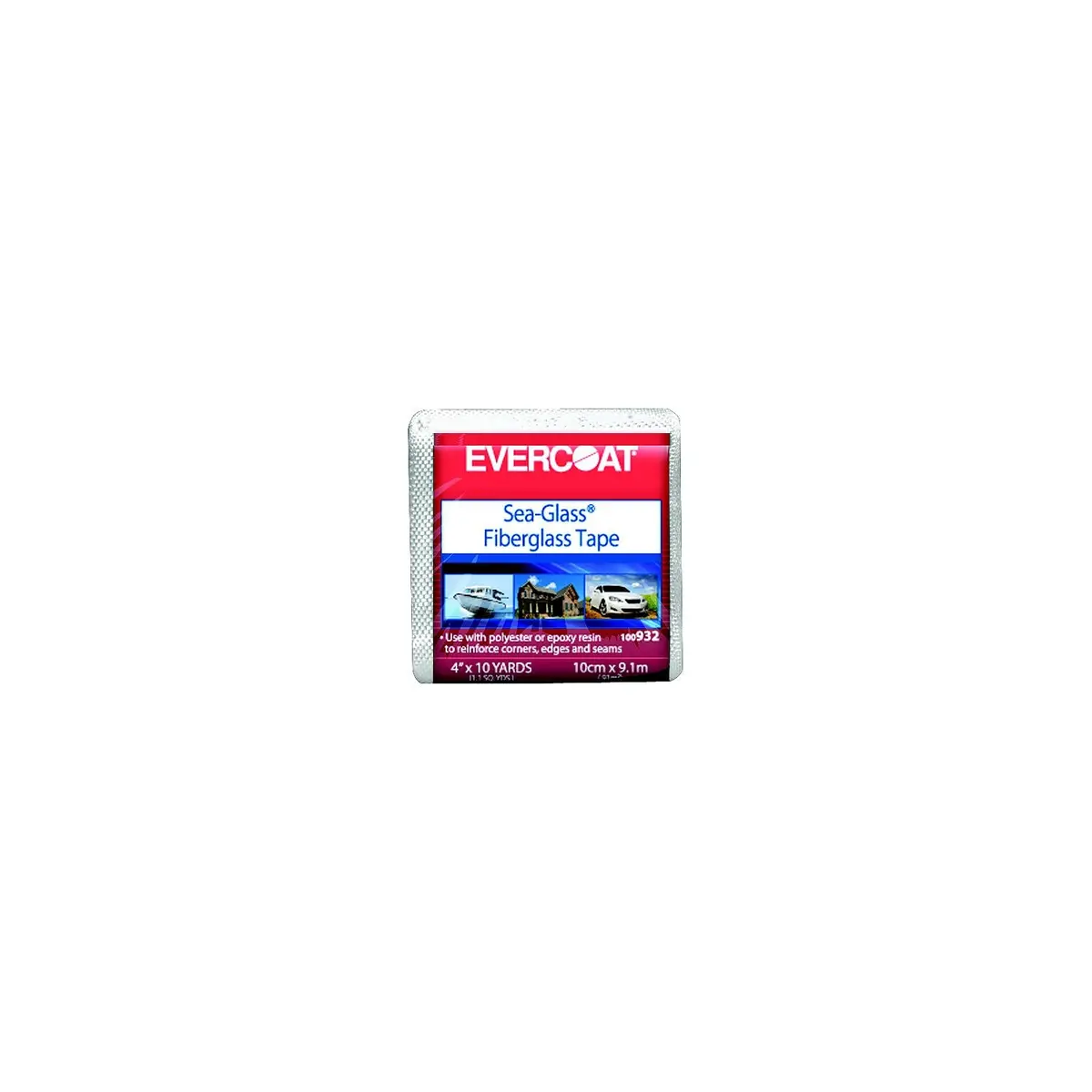 Fibre Glass-Evercoat 100932 Tape 4" X 10 Yd 1