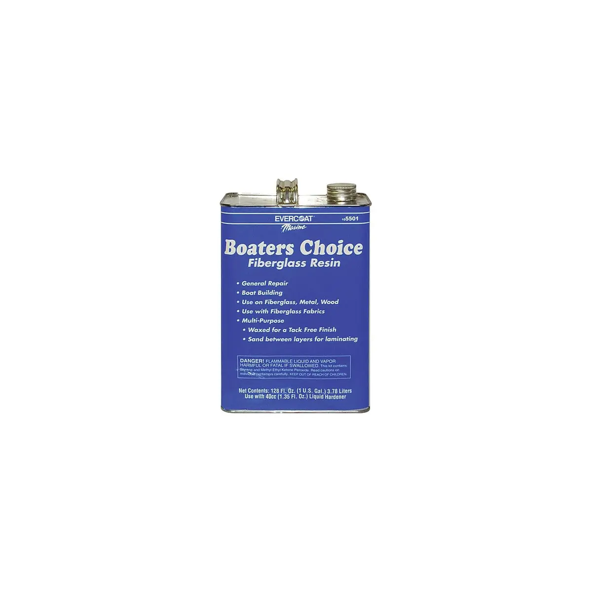 Fibre Glass-Evercoat 105501 Boaters Choice Resin W/Wax 1