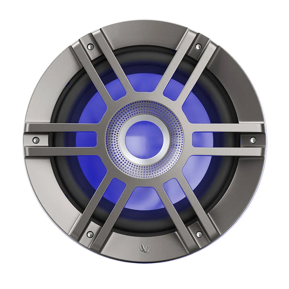 Infinity Kappa1050m 10" Marine Rgb Kappa Series Speakers Titanium/Gunmetal 1