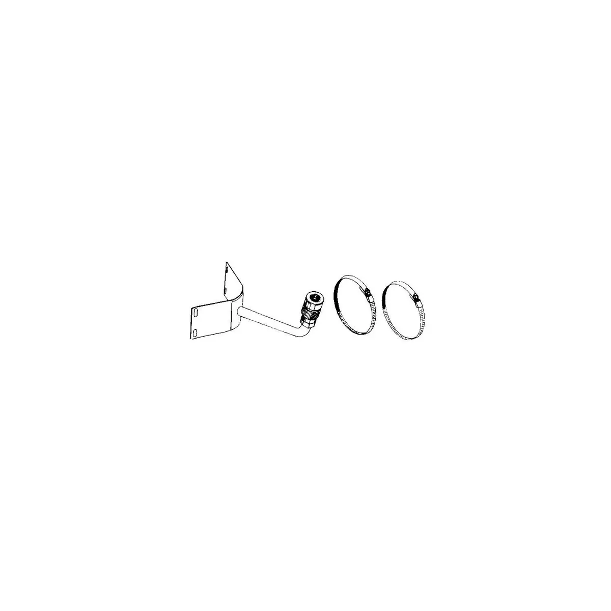 Ez-Steer Ez50020 Long-Shaft Bracket Assembly (Standard 2-Stroke Or 4-Stroke) 1