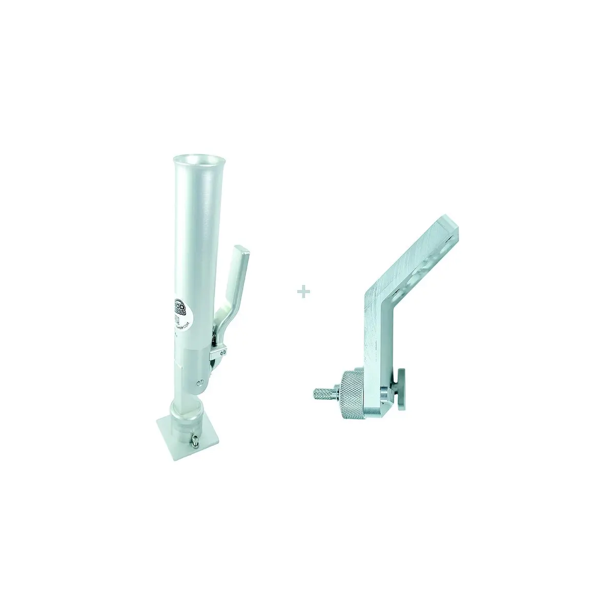 Rod Boss 1000R-45Lund Single Dual Axis Rod Holder With 45 Degree Bracket 1