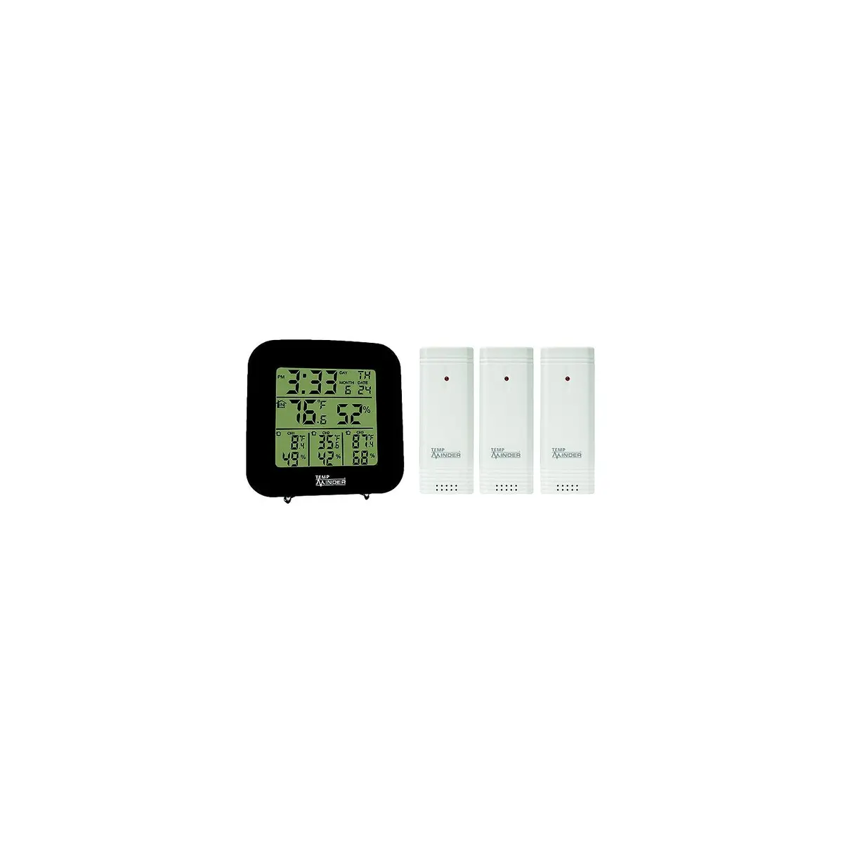 Minder Research Tm22250vp Tempminder 4-Zone Temperature & Humidity Station 1