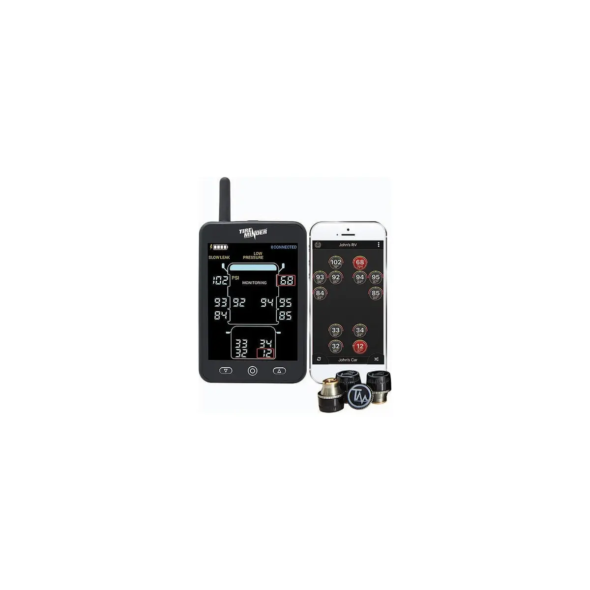 Minder Research Tm22129 Minder Tireminder A1as Tire Pressure Monitoring System, W/4 Standard Transmitters 1