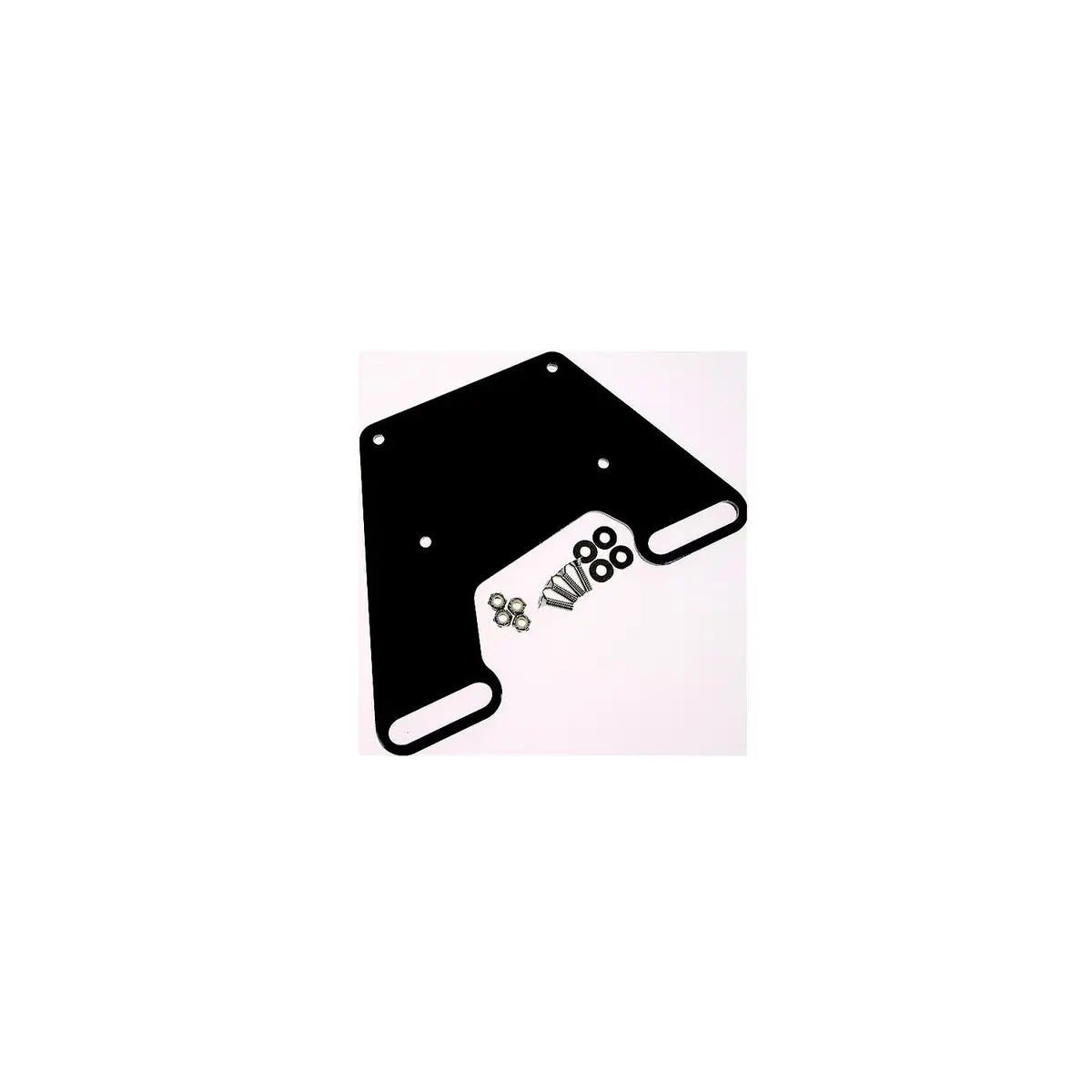 Panther Products Kpmmp King Pin Anchor System, Shallow Water, Universal Engine Mount Plate, Black Powder Coat 1