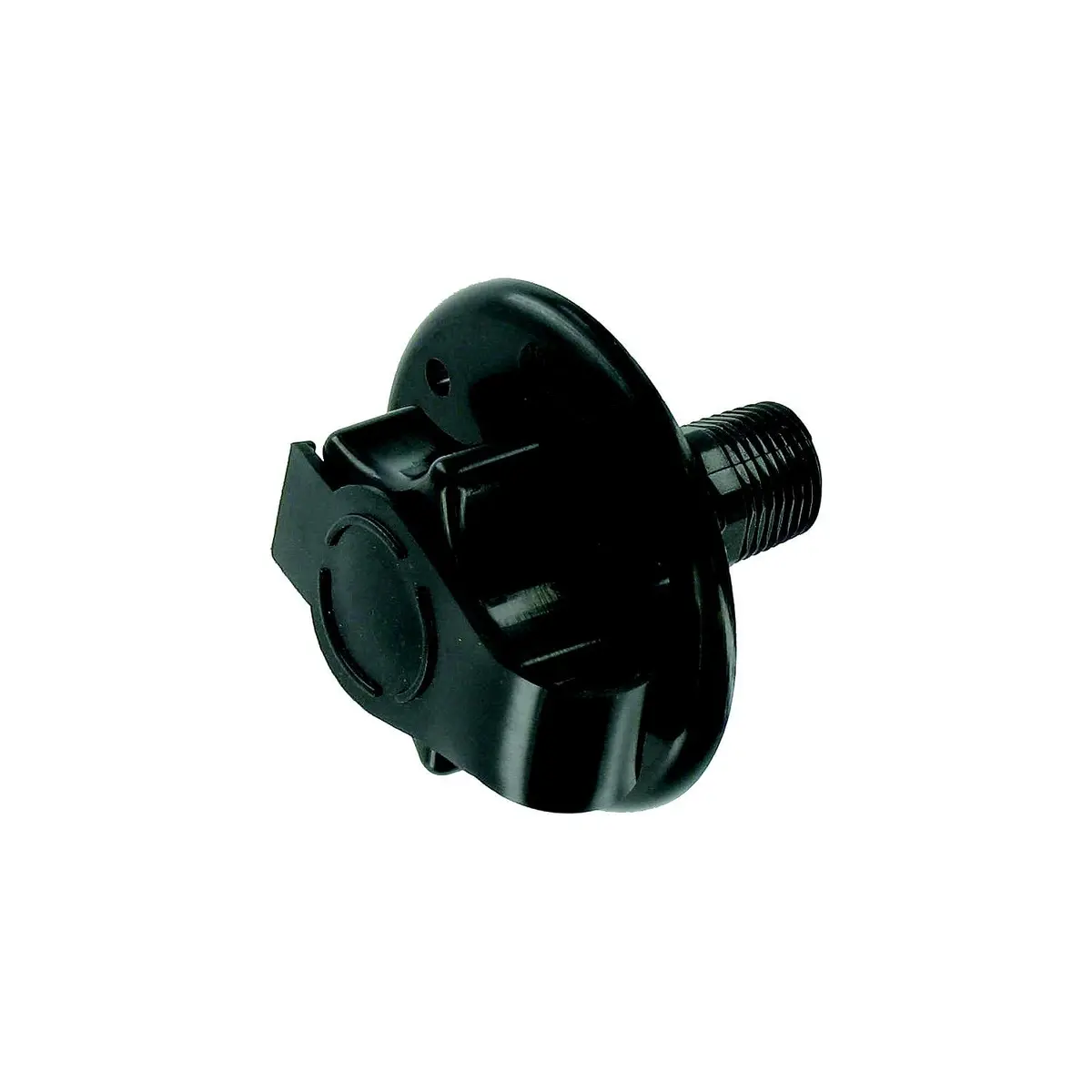 Valterra A01-0168Bkvp Flush Mount Water Inlet, Black Plastic 1