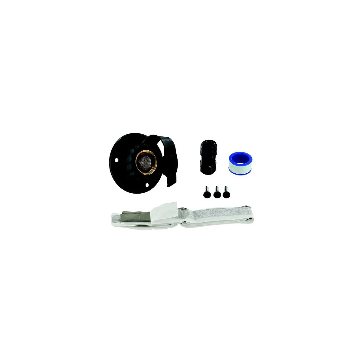 Valterra A01-0175Lfvp Flush Mount Water Inlet, Black Aluminum 1