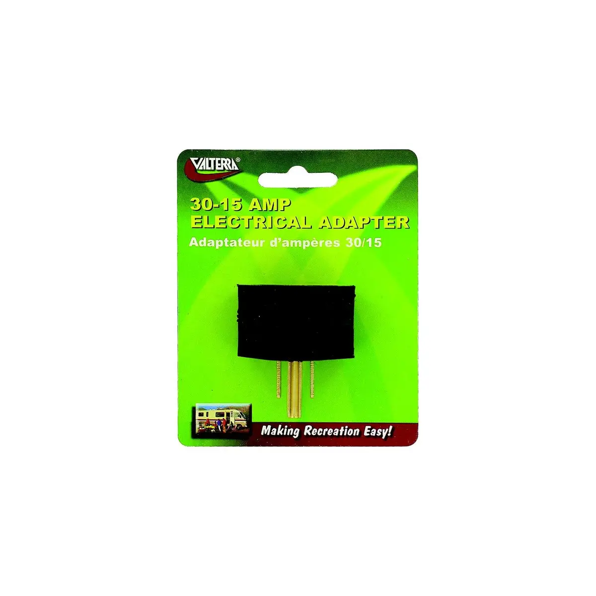 Valterra A10-0014Vp 30-15 Amp Electrical Adapter, Carded 1
