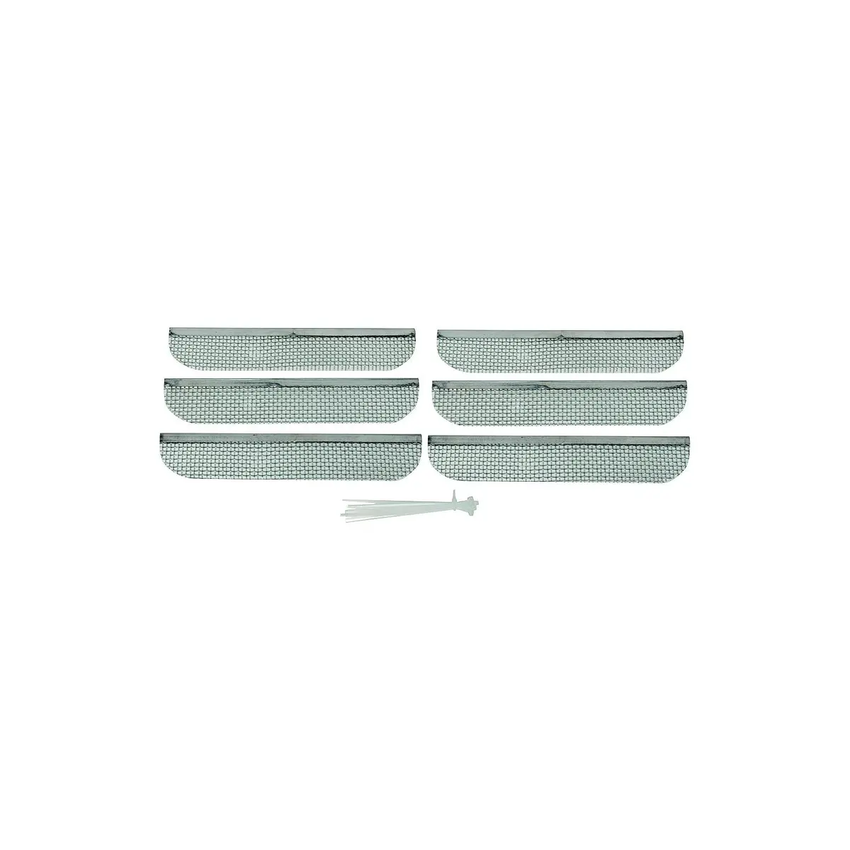 Valterra A10-1313Vp Stainless Steel Mesh Bug Screens (6 Pack), For Rv Fridge Vent, Fits Dometic Models With 8.13" Vent 1