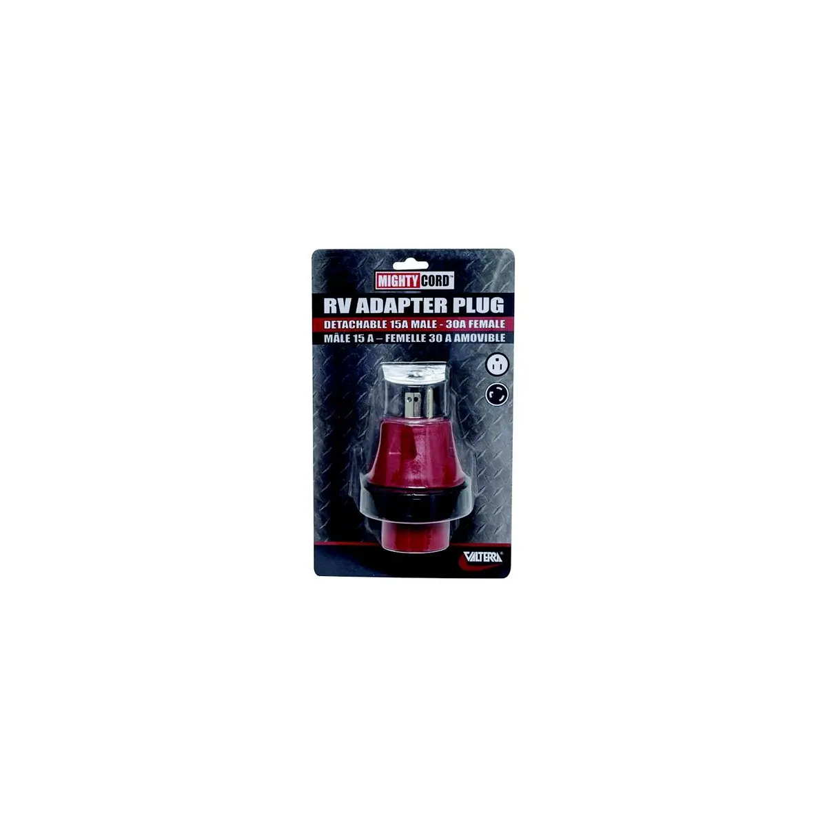 Valterra A10-1530Davp Mighty Cord Rv Electrical Adapter Plug & Locking Ring 1