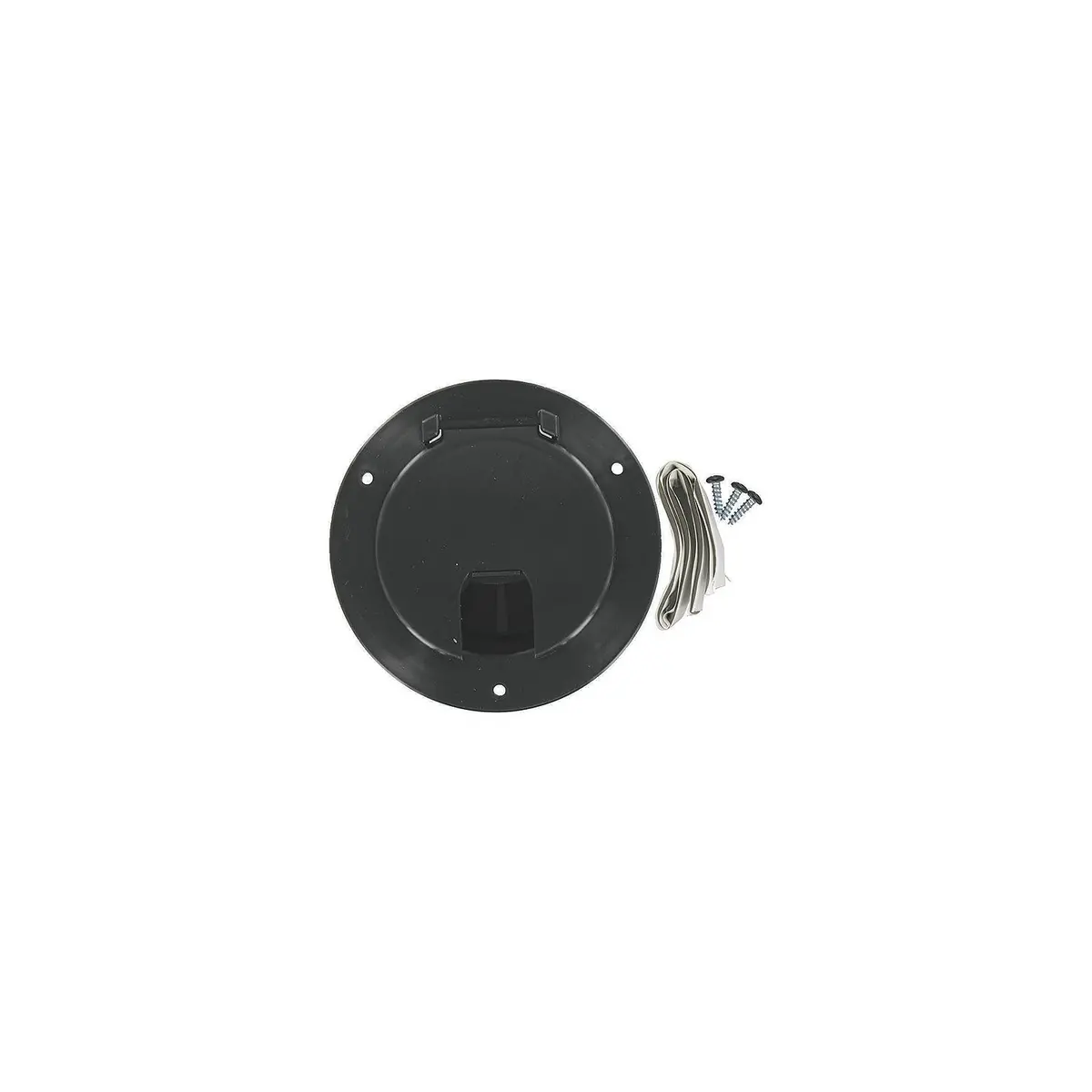 Valterra A10-2135Bkvp Cable Hatch, Large Round, Black 1