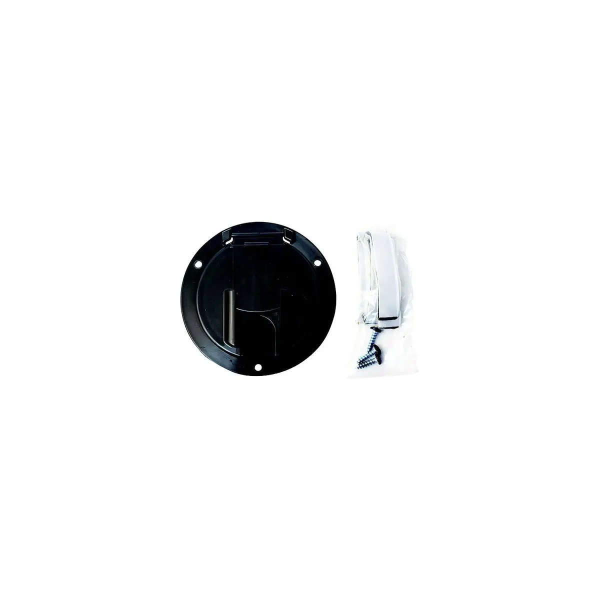 Valterra A10-2137Bkvp Cable Hatch, Medium Round, Black 1