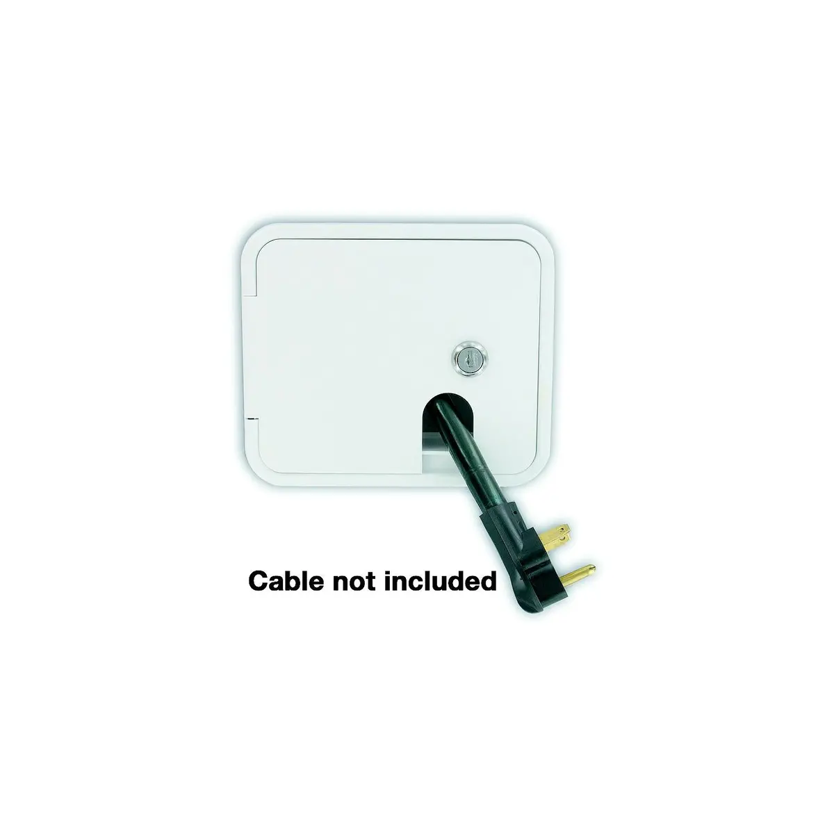 Valterra A10-2150Vp Cable Hatch, Medium Square, White 1
