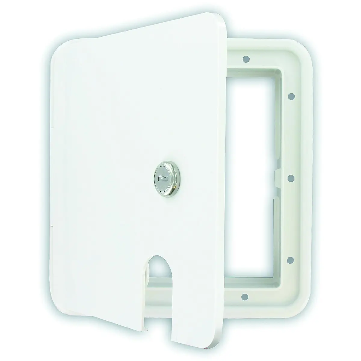 Valterra A10-2151Vp Cable Hatch, Large Square, White 1