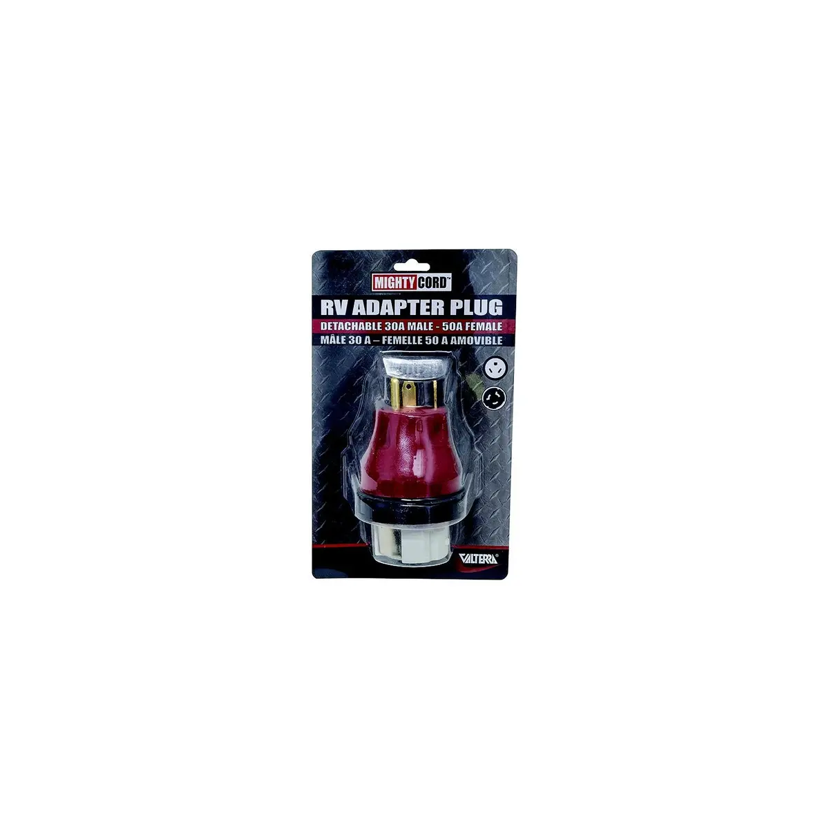 Valterra A10-3050Davp Mighty Cord Rv Electrical Adapter Plug & Locking Ring 1
