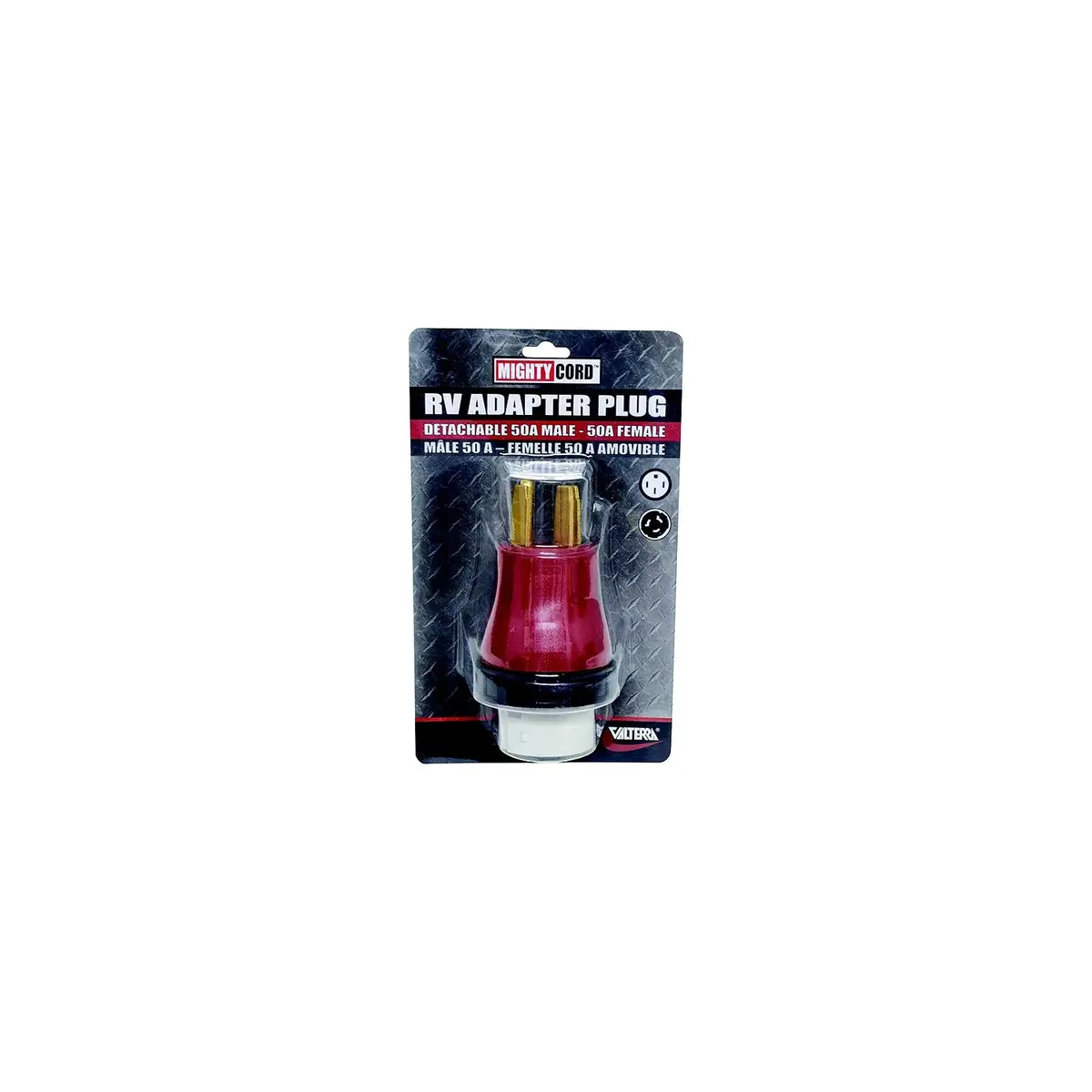 Valterra A10-5050Davp Mighty Cord Rv Electrical Adapter Plug & Locking Ring 1