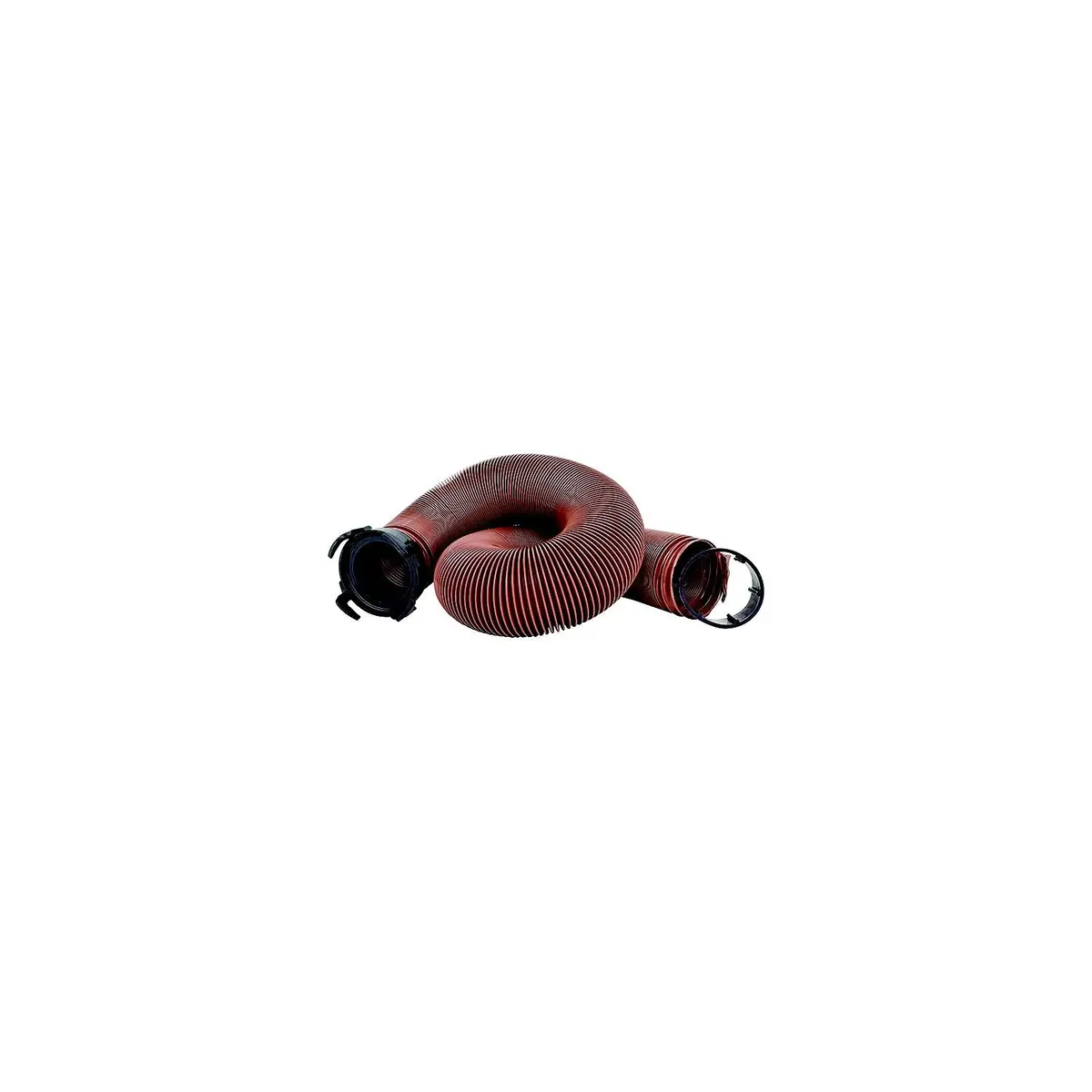 Valterra D04-0086 Bronze 10' E-Z Flush Heavy Duty Rv Drain Hose & 3" Straight, Hose Adapter 1