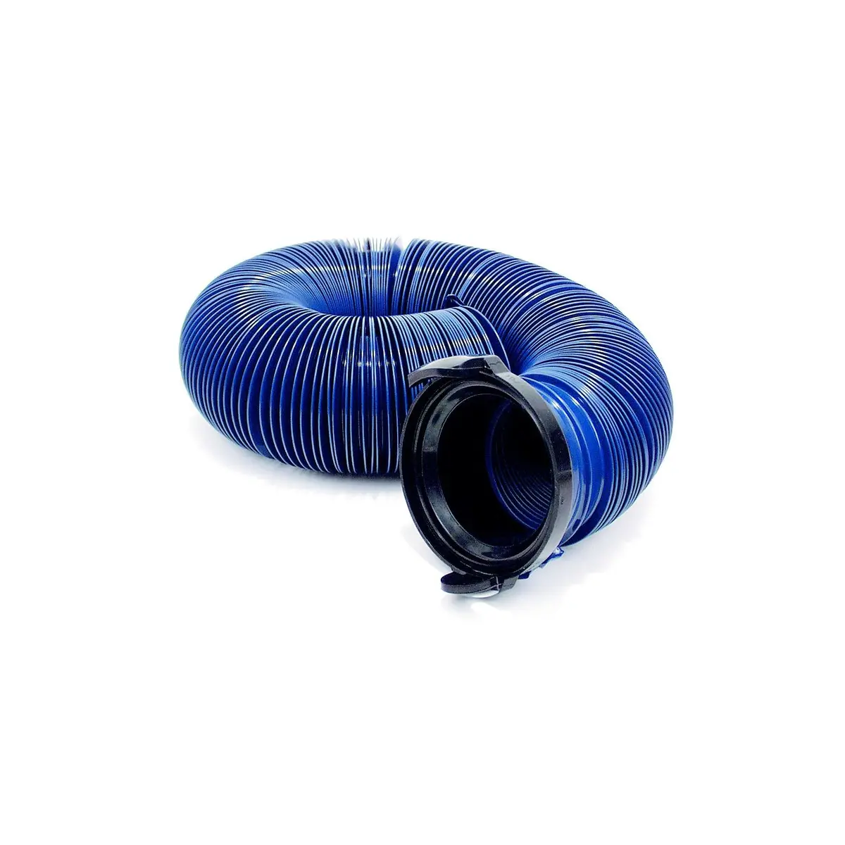 Valterra D04-0120Pb Blue Quick Drain 3" X 10' Rv Sewer Hose & Adapter 1