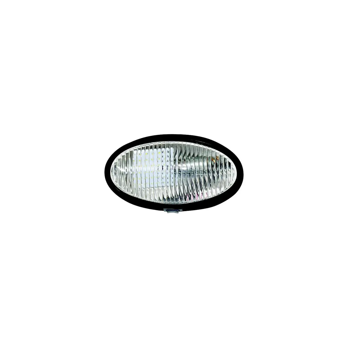 Valterra Dg72408vp Oval Led Porch Light W/Switch, Black W/Clear Lens 1