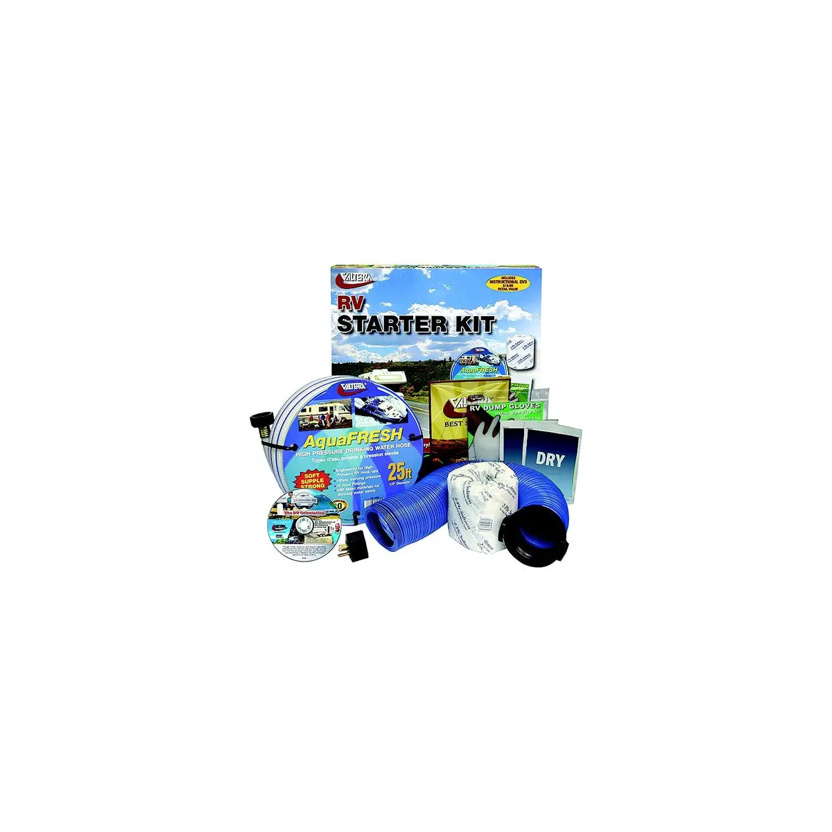 Valterra K88105dvd Rv Accessory Standard Starter Kit W/Pure Power & Dvd 1