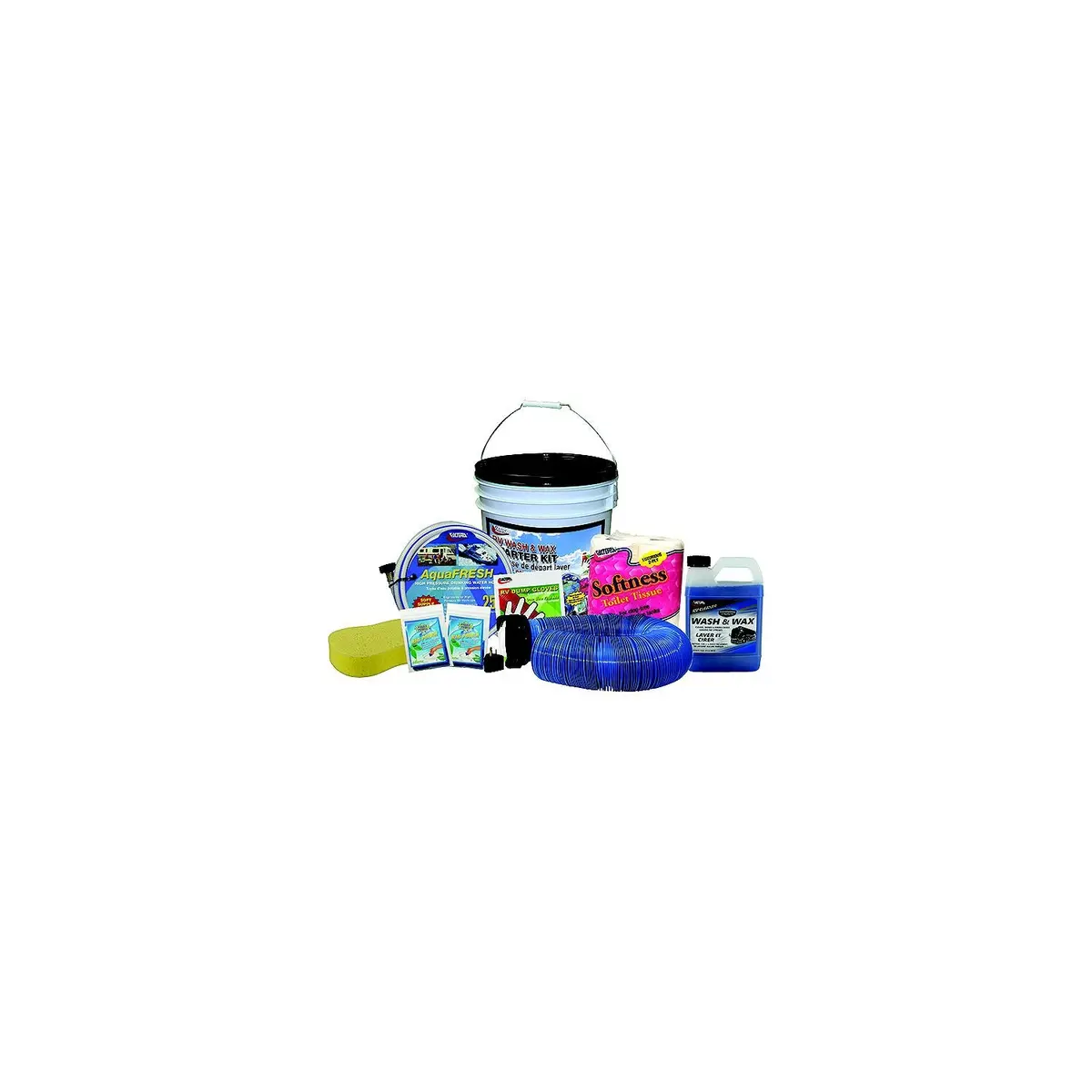 Valterra K88130 Rv Starter Kit In A Bucket W/Wash & Wax 1