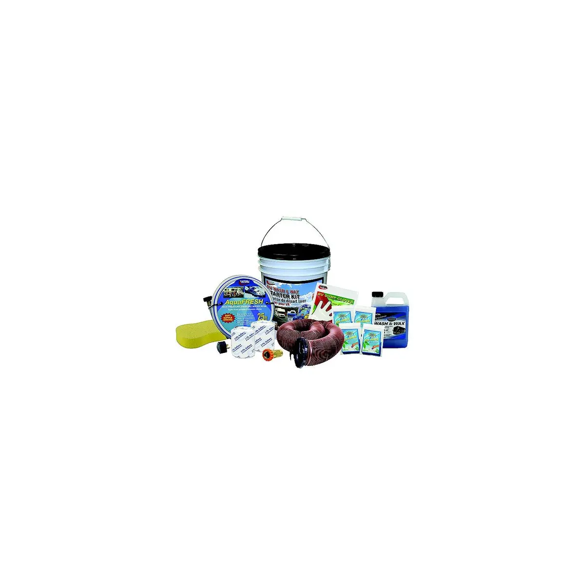 Valterra K88131 Deluxe Starter Kit In A Bucket W/Wash & Wax 1