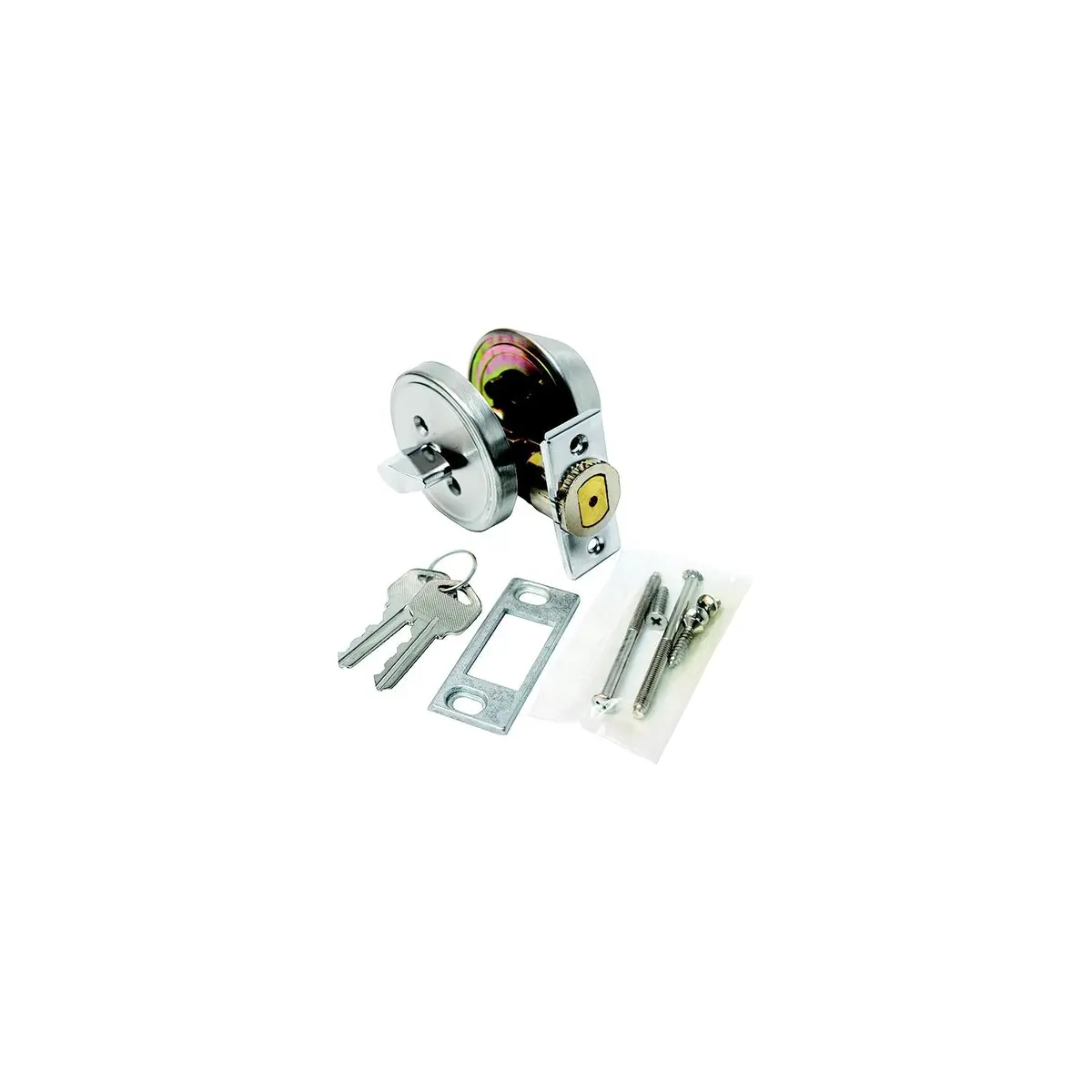 Valterra L32cs3008 Ss 3 Way Universal Single Cylinder Rv Lock Unlock Deadbolt 1