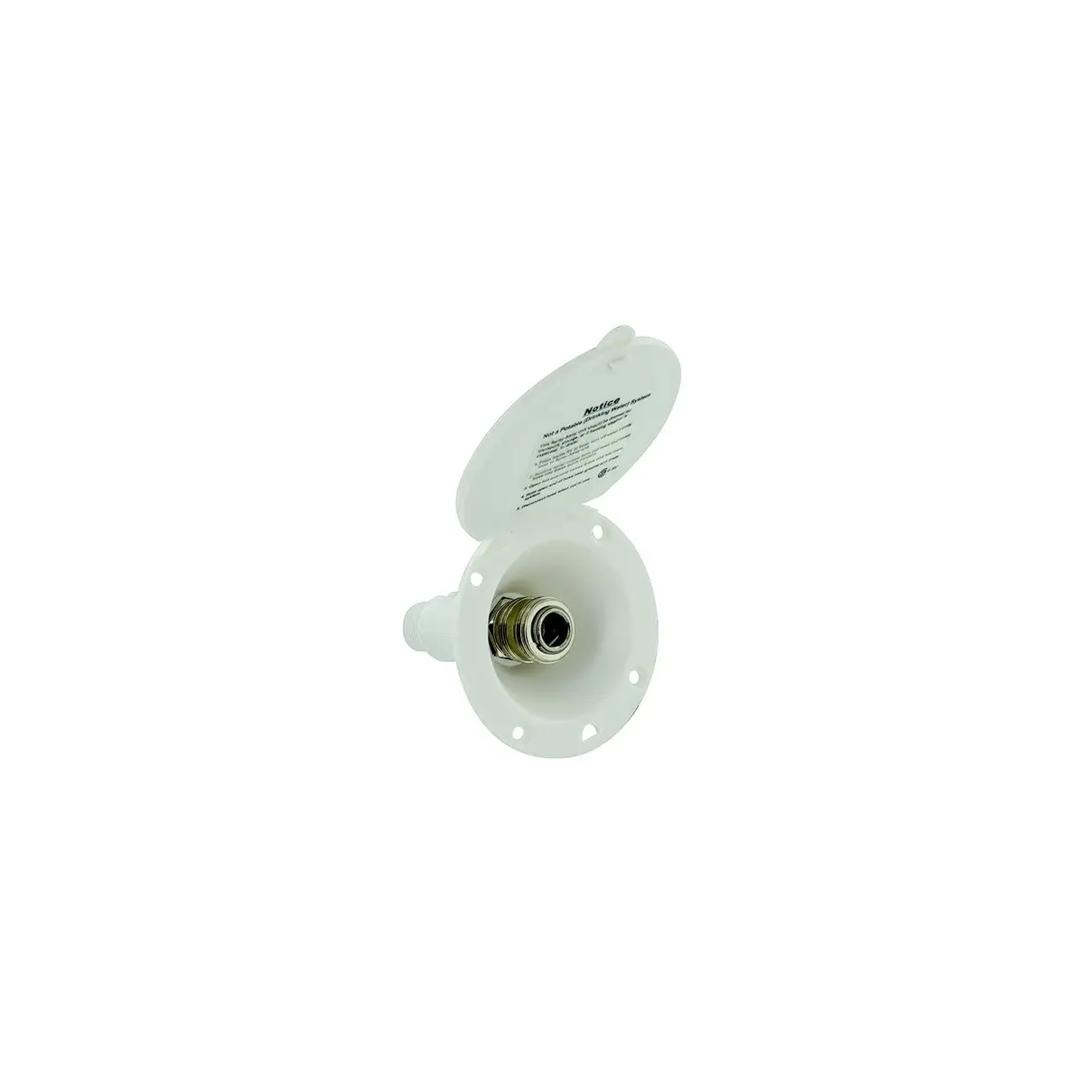 Valterra Pf147005 Spray-Away Quick Connect Port, White 1
