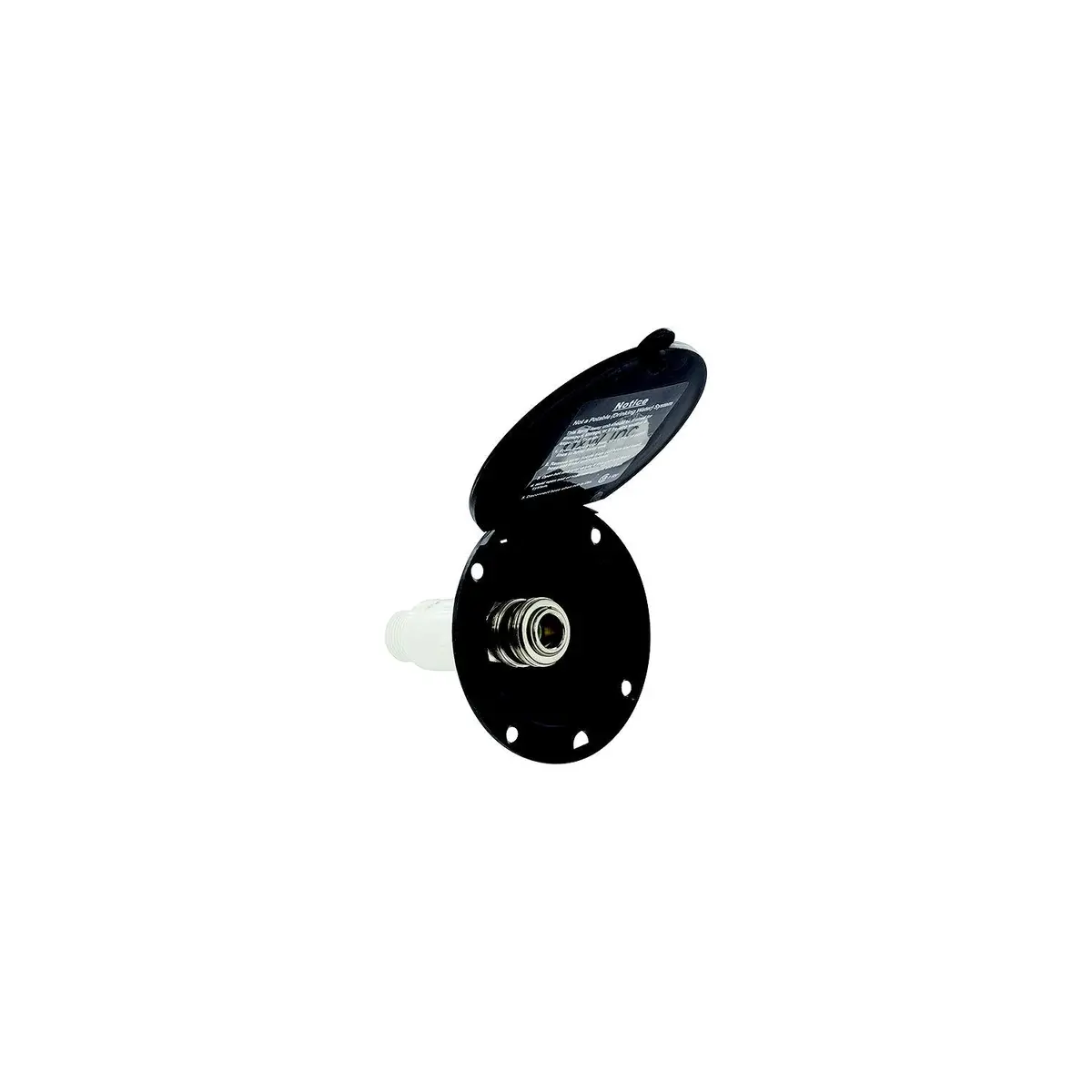 Valterra Pf147006 Spray-Away Quick Connect Port, Black 1