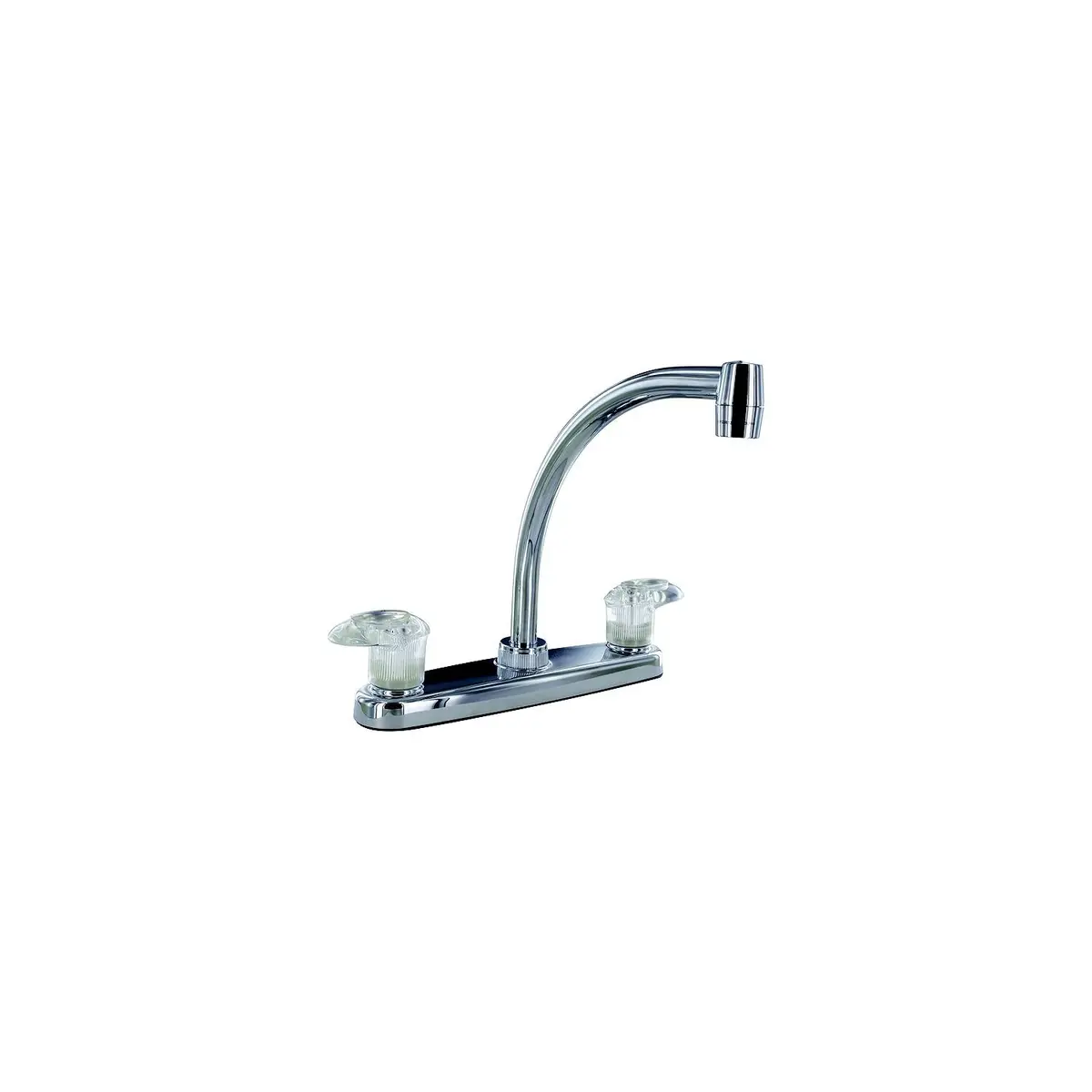 Valterra Pf221302 Catalina Two Acrylic Lever Handle Hi-Arc 8" Rv Kitchen Pot, Filler Faucet 1