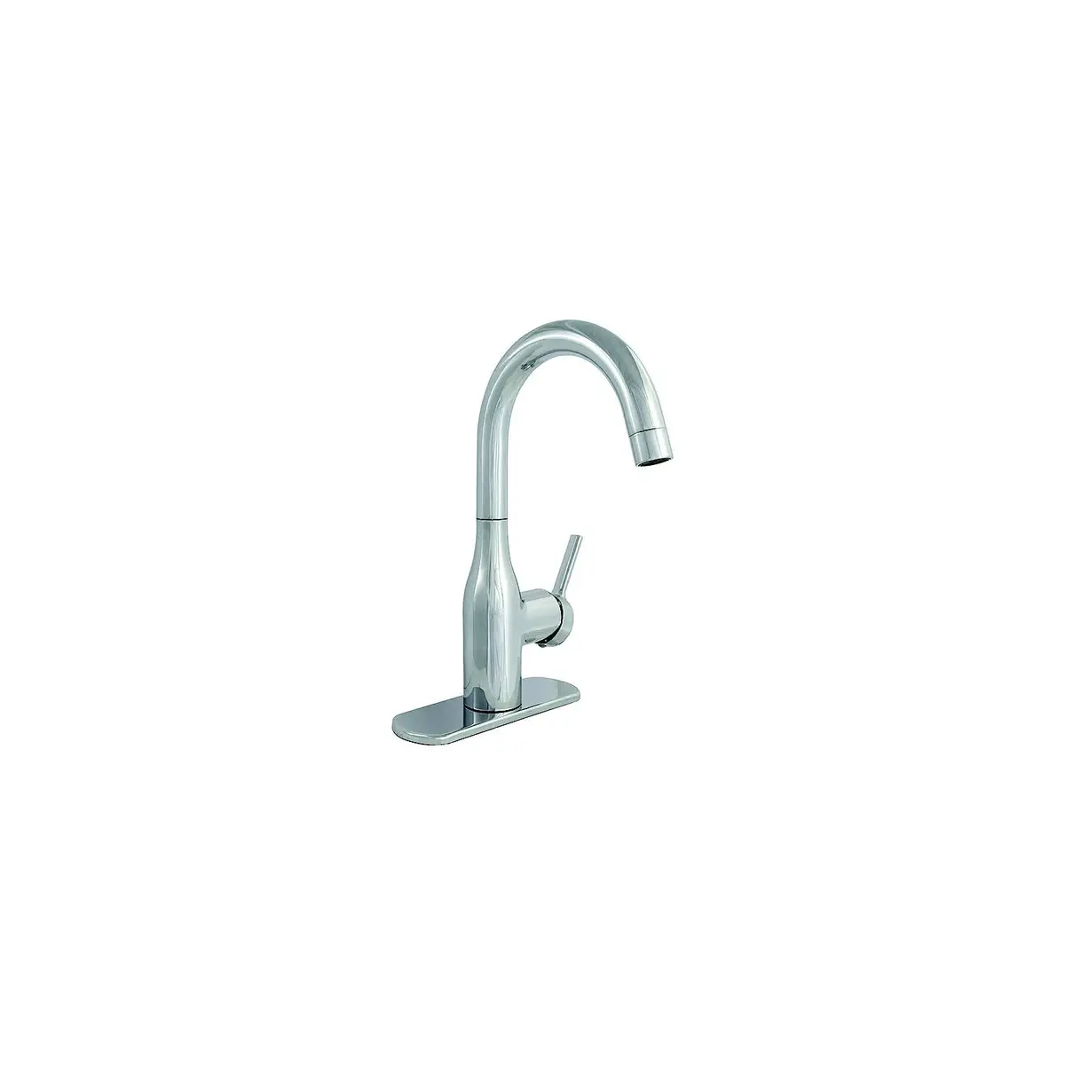 Valterra Pf231310 8" Premium Power Boost Single Handle Pull Down Kitchen Faucet, Brushed Nickel 1