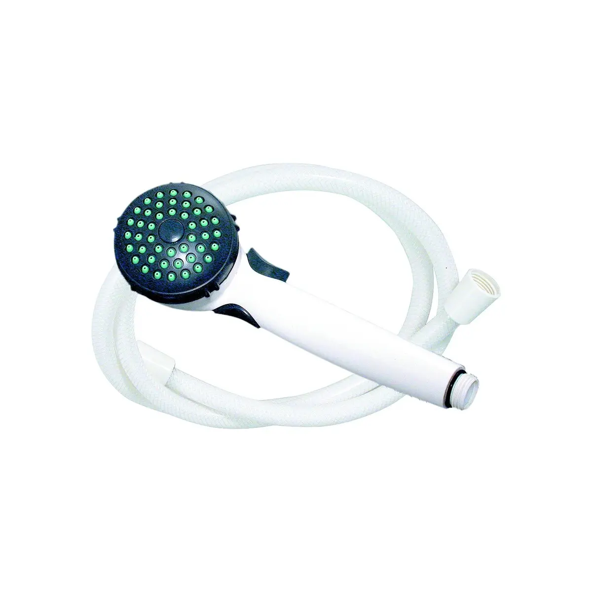 Valterra Pf276046 Shower Hose/Bracket, Phoenix Single Function Hand Held Rv Outdoor, 60" Metal Hose, White 1