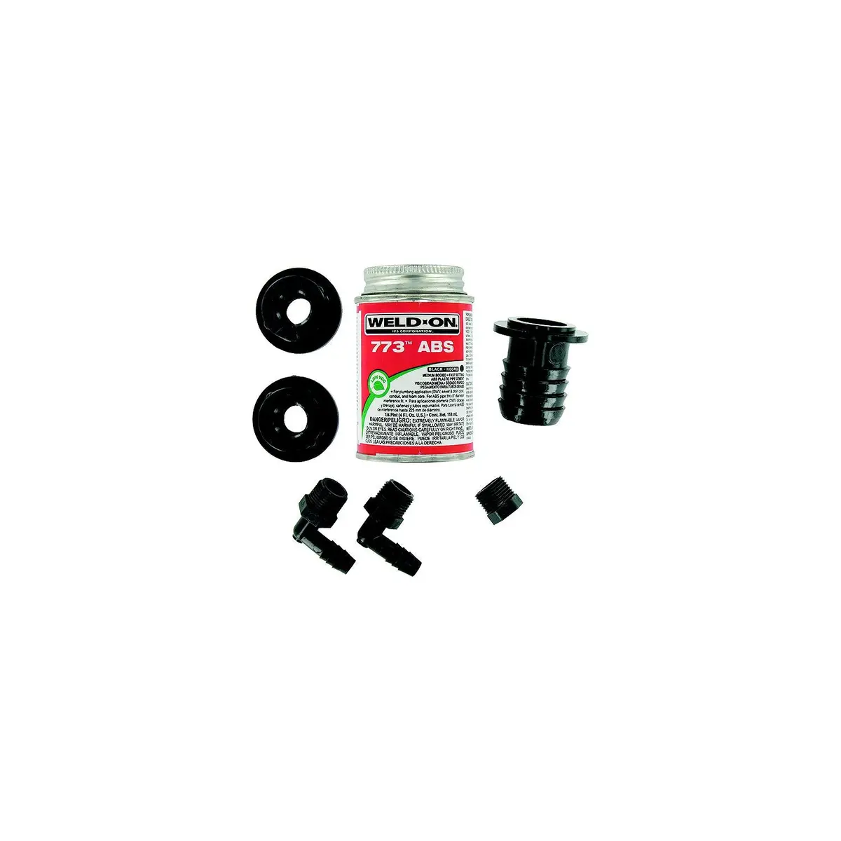 Valterra Rk908 Abs Tank Fill Kit, Straight Barbed Fill 1