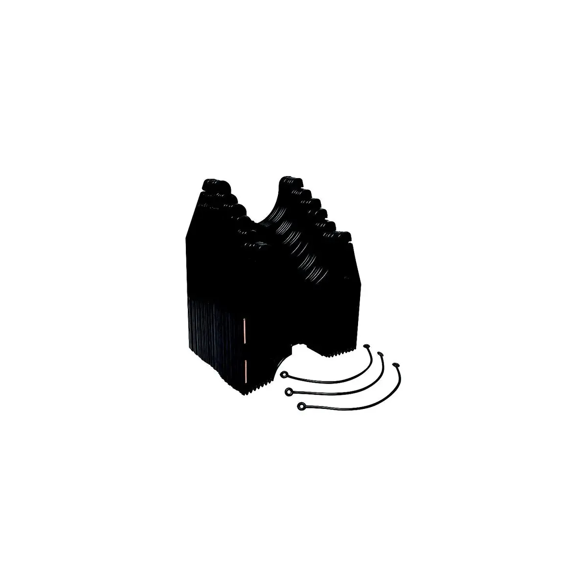 Valterra S1000 10' Standard Slunky Rv Drain Hose Support, Black 1