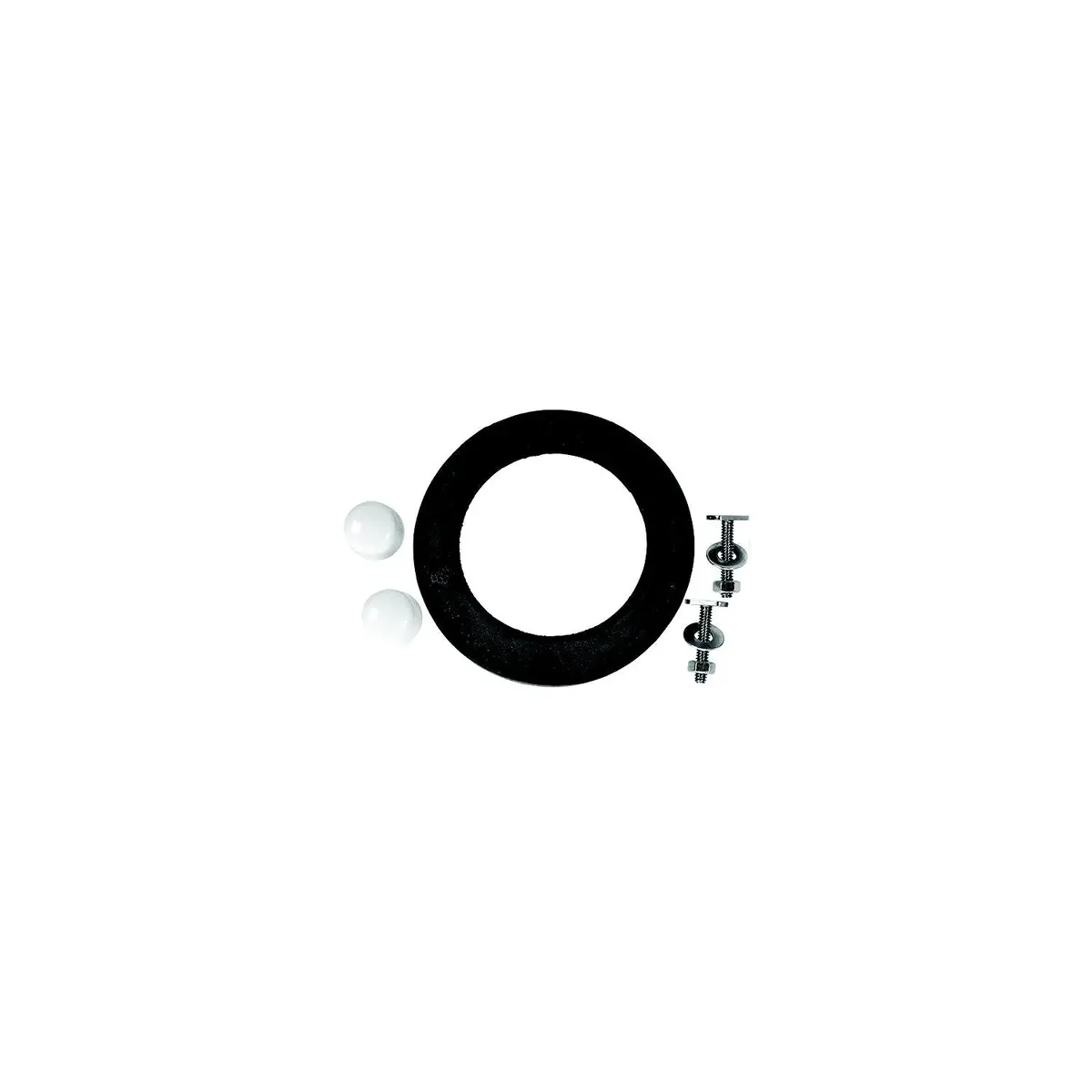 Lippert 2022121983 Flow Max Rv Toilet Replacement Bottom Gasket & Mount Hardware 1
