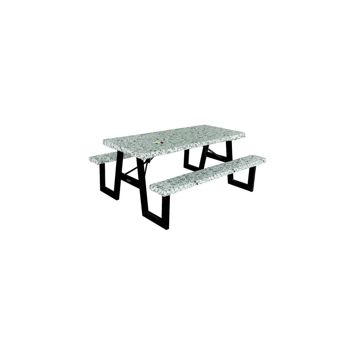 Lippert 2023051696 Vinyl Tablecloth With Bench Covers, Color Escape 1