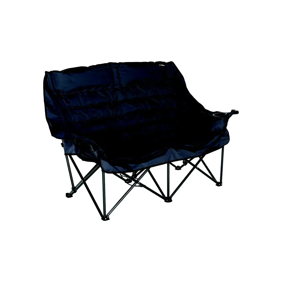 Lippert 2023053717 Big Bear Folding Loveseat Dark Grey, 500 Lbs., 40.9" X 13" X 11" Folded 1