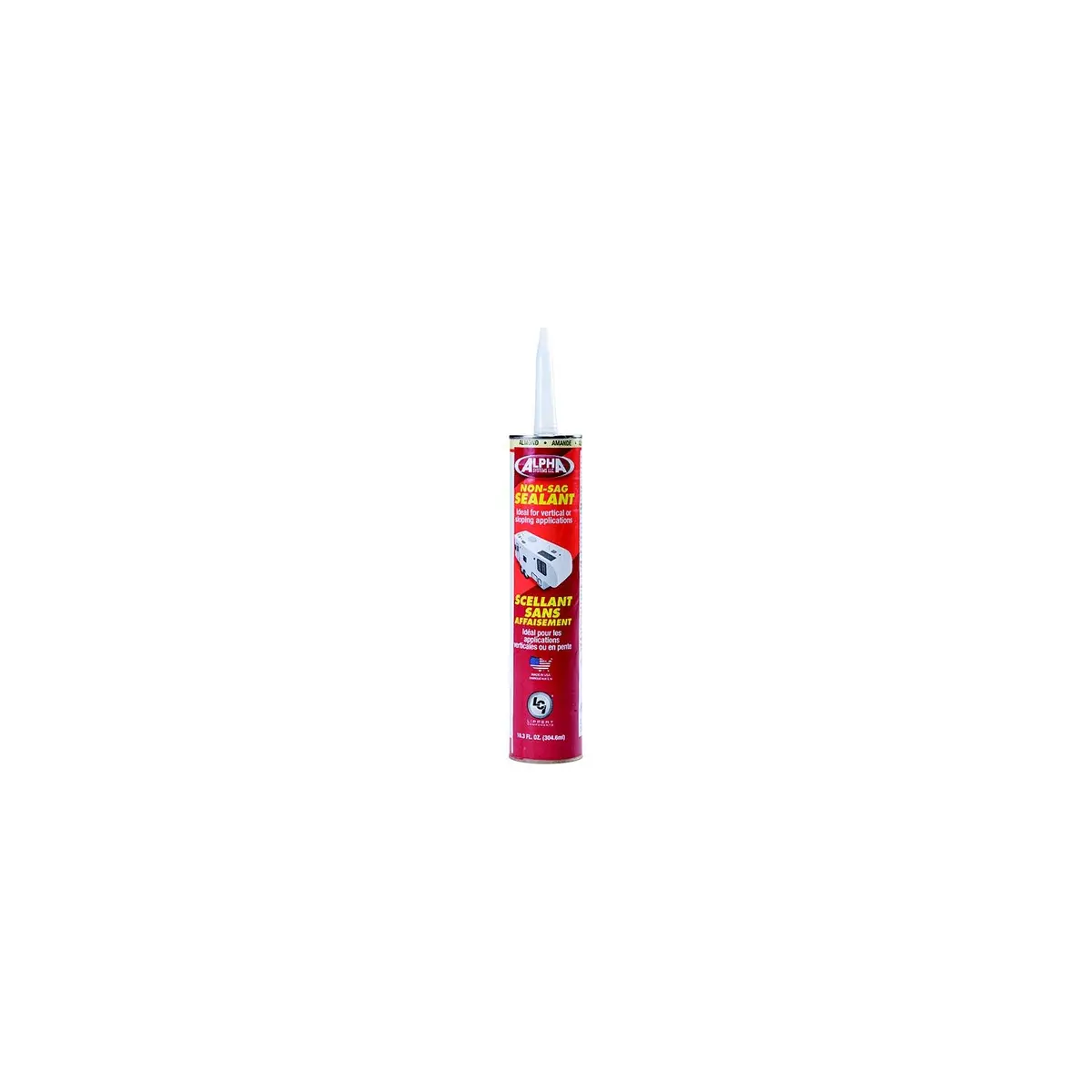 Lippert 862161 Alpha Systems Low Voc Non-Sag Sealant, 10.3 Oz., Almond 2