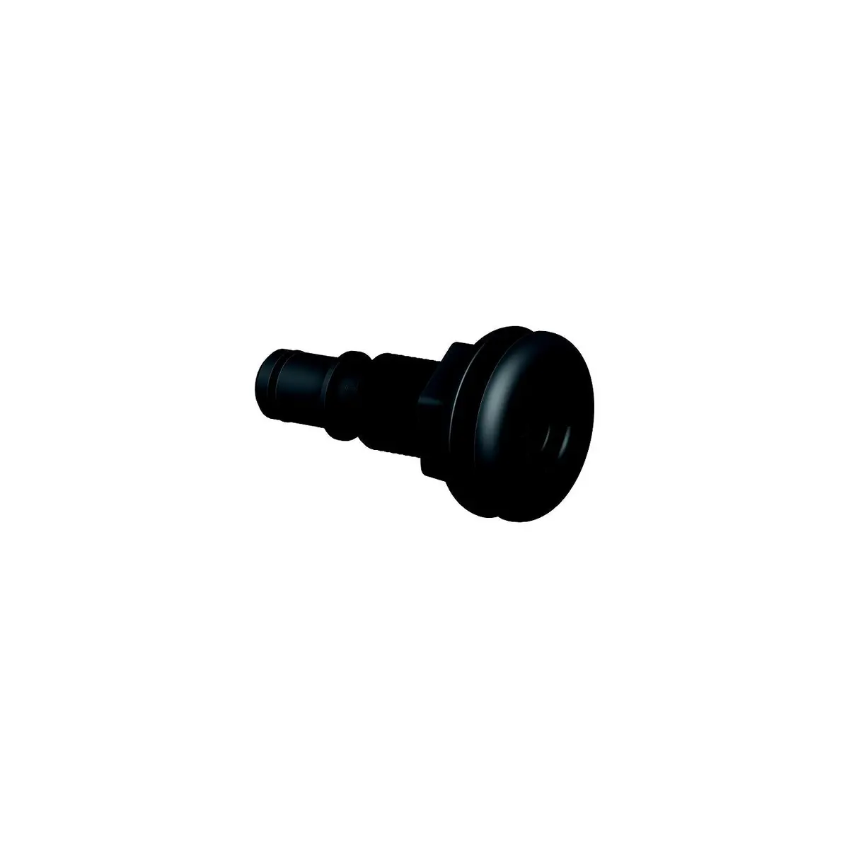Flow-Rite Ma-011-Qlb Qwik-Lok Thru-Hull Fitting, 3/4", Black, Straight Flanged 1