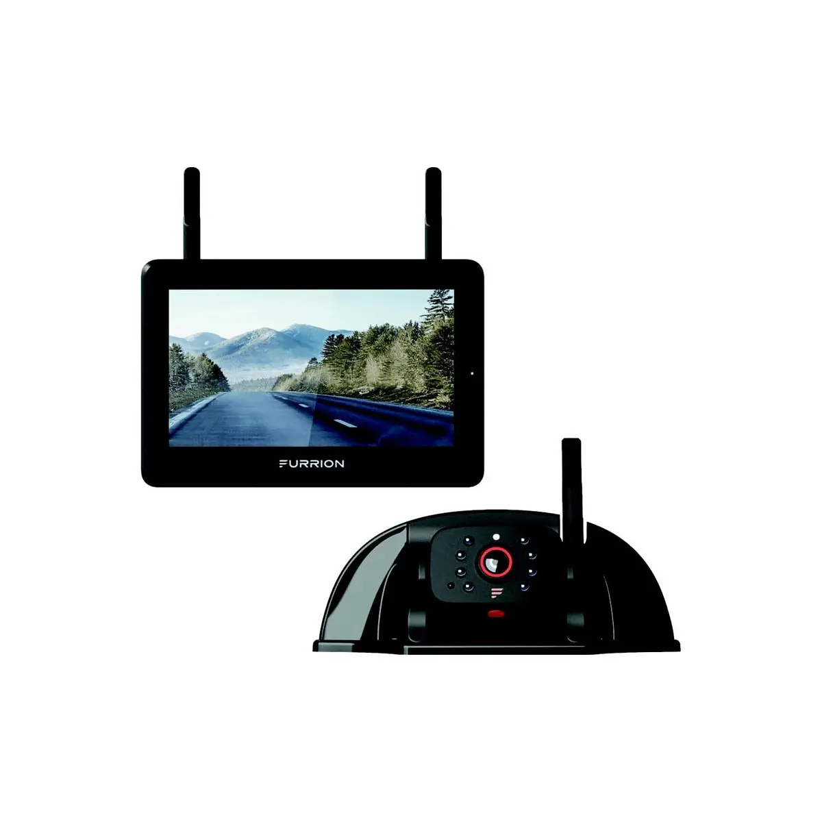 Furrion 2021124329 Vision S+ Rv Observation System 7" Monitor, Sharkfin Camera 1