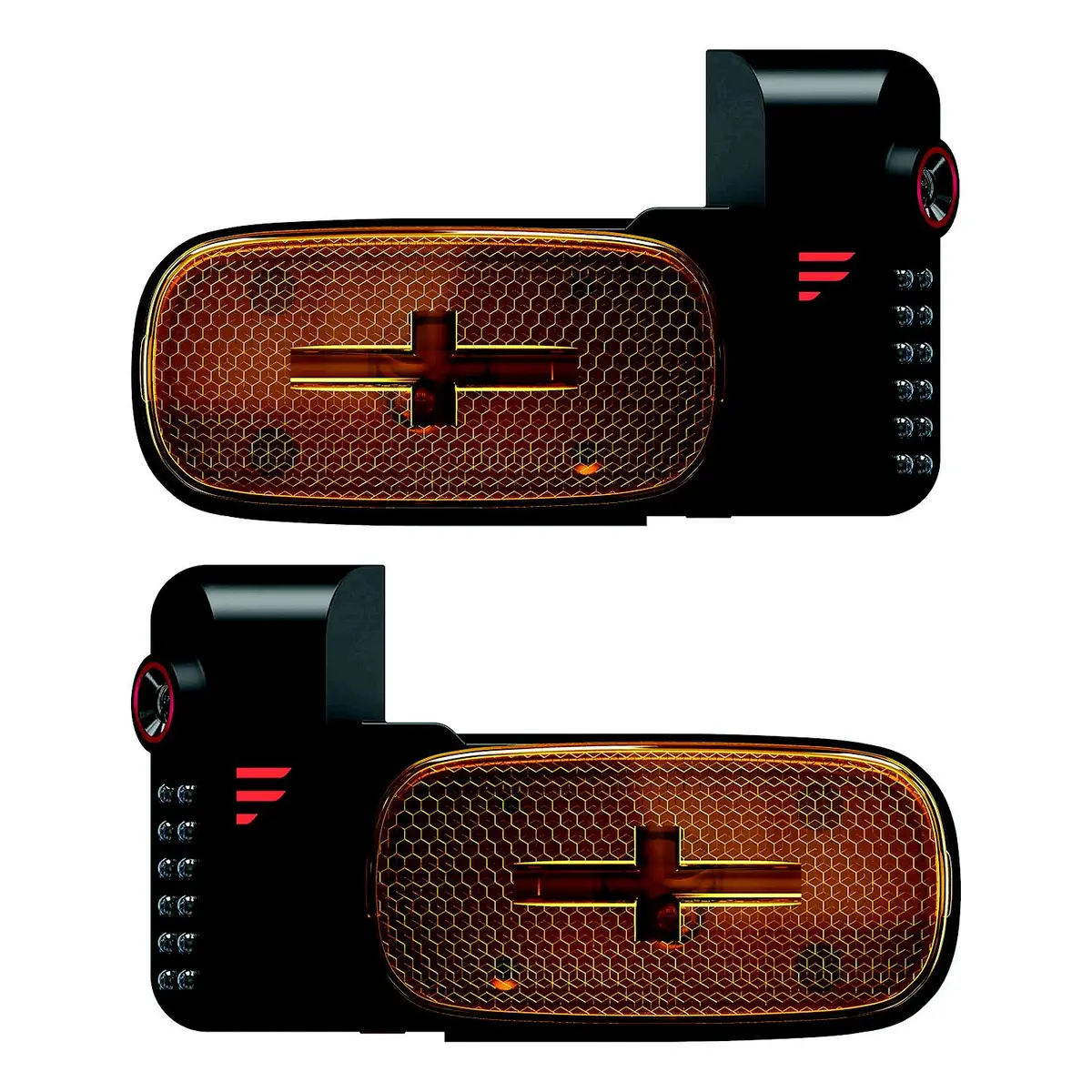 Furrion 2021124443 Vision S+ Rv Observation System, Left & Right Side Cameras With Led Marker Lights, 5.75" L X 3.25" H 1